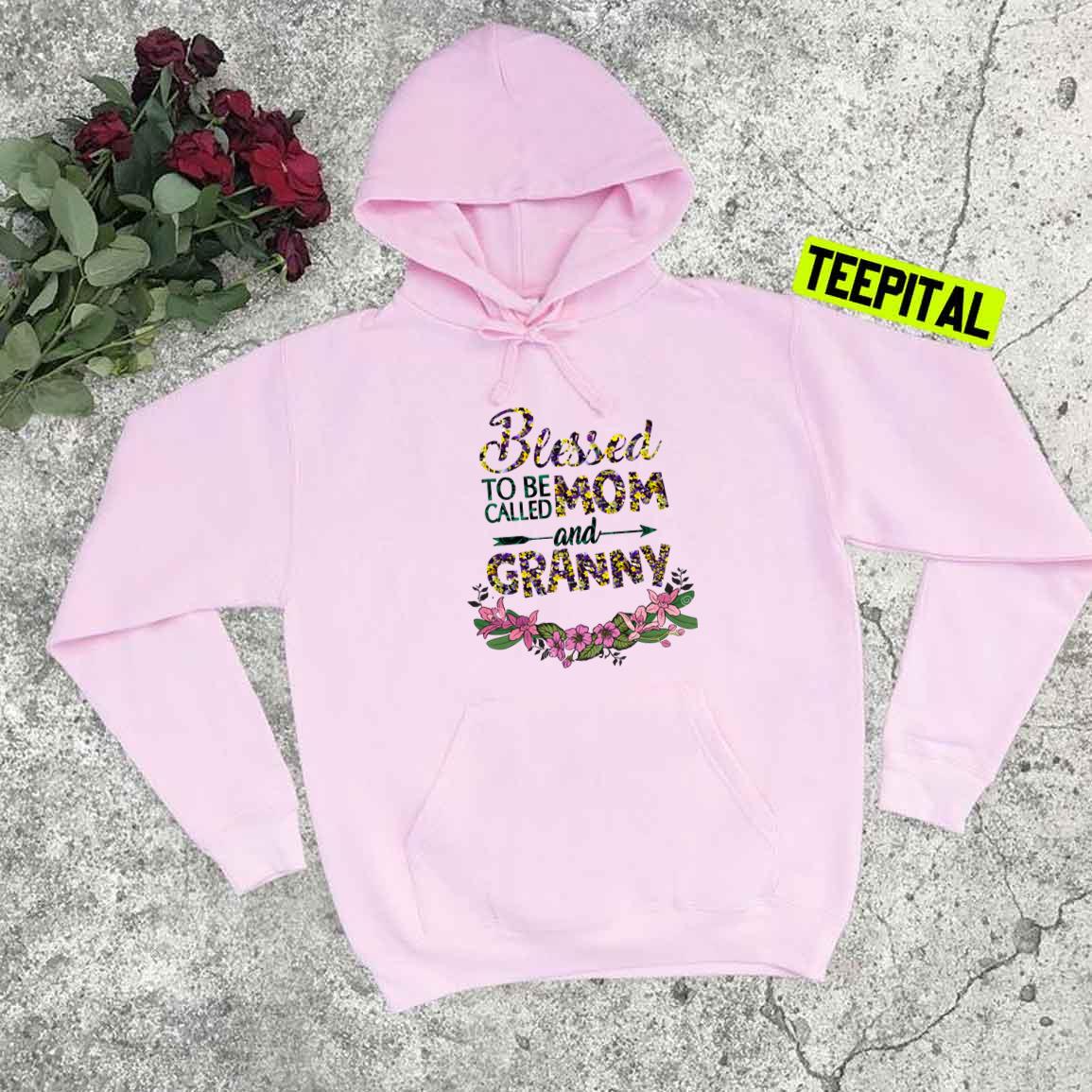 Leopard Floral Blessed To Be Called Mom And Granny Unisex T-Shirt Leopard Floral Blessed To Be Called Mom And Granny Unisex T-Shirt