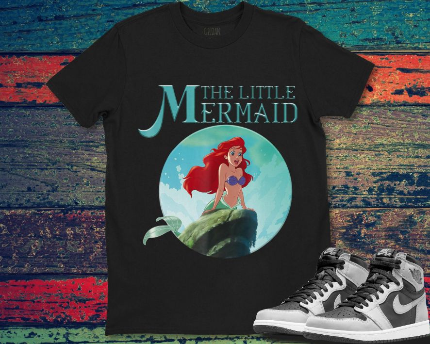 Little Mermaid Ariel Disney Splash Rock Graphic Unisex Gift T-Shirt Little Mermaid Ariel Disney Splash Rock Graphic Unisex Gift T-Shirt
