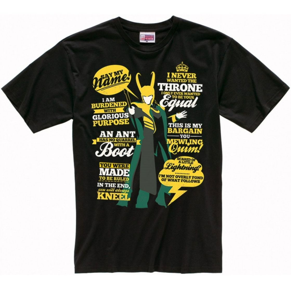 Loki Laufeyson Quotes T-Shirt Loki Laufeyson Quotes T-Shirt
