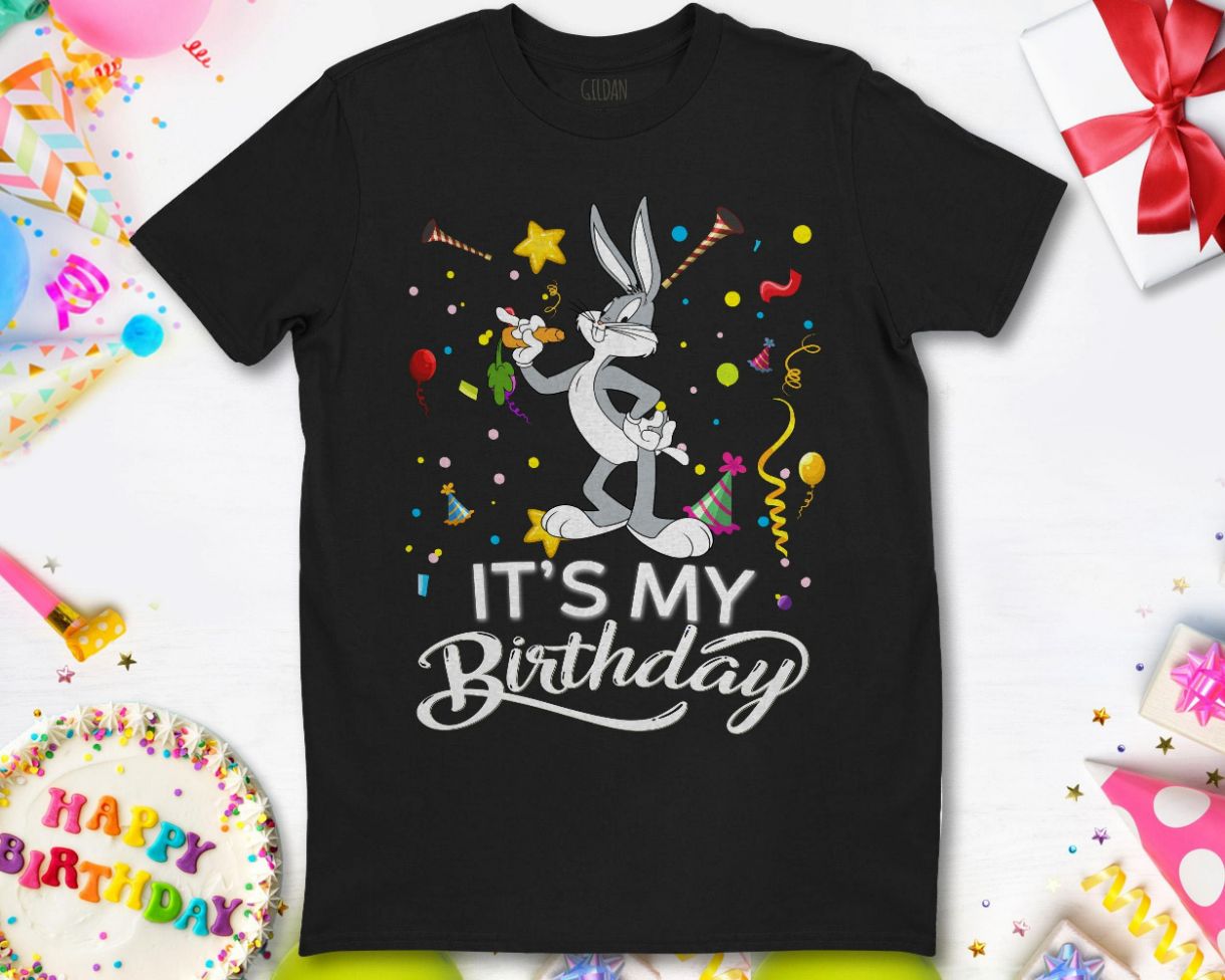 Looney Tunes Bugs Bunny Its My Birthday Holiday Birthday Party Shirt Looney Tunes Bugs Bunny Its My Birthday Holiday Birthday Party Shirt