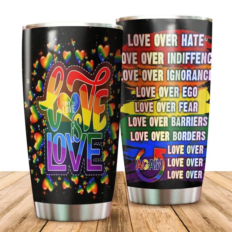 Love Is Love Stainless Steel Cup Love Is Love Stainless Steel Cup
