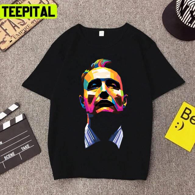 Mads Mikkelsen Colorful Geometric Design Unisex T-Shirt Mads Mikkelsen Colorful Geometric Design Unisex T-Shirt