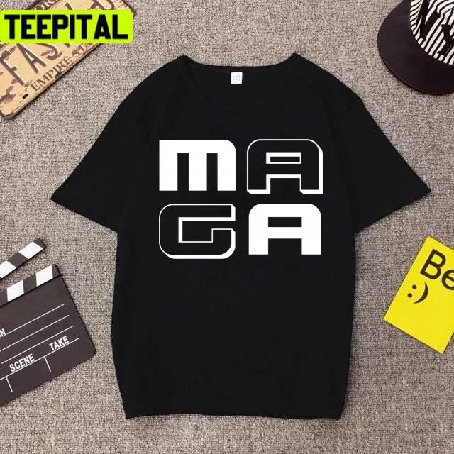 Maga Text For Dark Apparle Graphic Unisex T-Shirt Maga Text For Dark Apparle Graphic Unisex T-Shirt