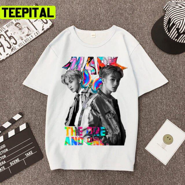 Mark Korean Kpop Floral Design Unisex T-Shirt Mark Korean Kpop Floral Design Unisex T-Shirt