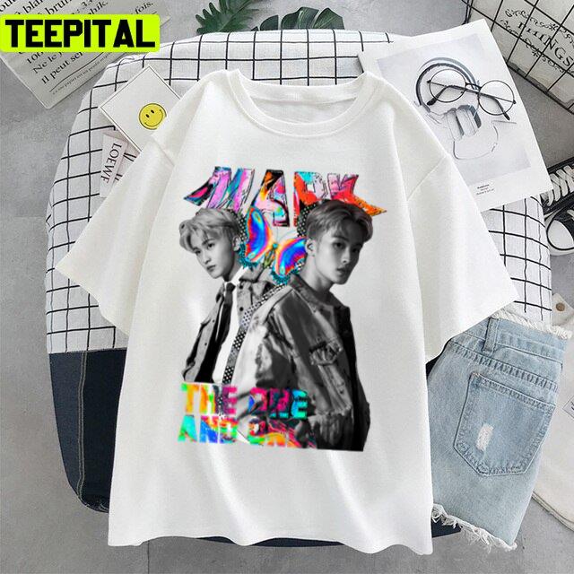 Mark Korean Kpop Floral Design Unisex T-Shirt Mark Korean Kpop Floral Design Unisex T-Shirt