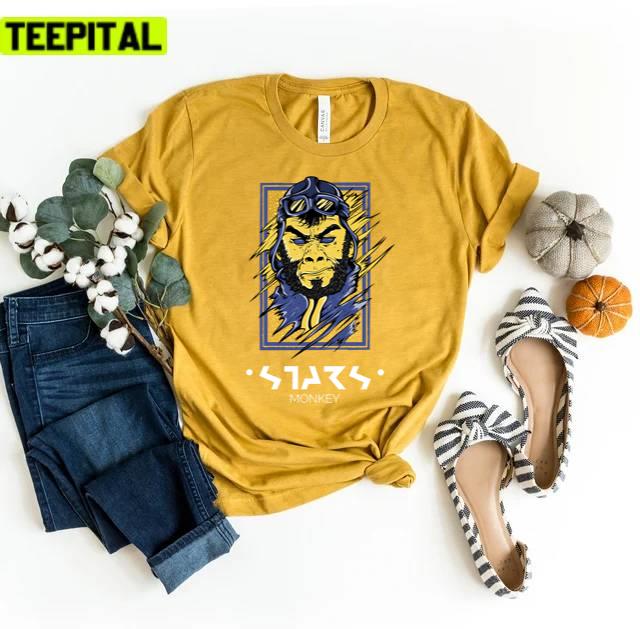 Marvel Cartoon Hit Monkey Stars Design Unisex T-Shirt Marvel Cartoon Hit Monkey Stars Design Unisex T-Shirt