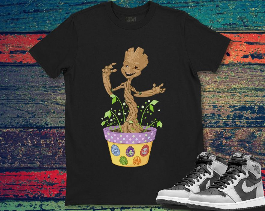 Marvel Guardians of the Galaxy Groot Easter Egg T-Shirt Marvel Guardians of the Galaxy Groot Easter Egg T-Shirt
