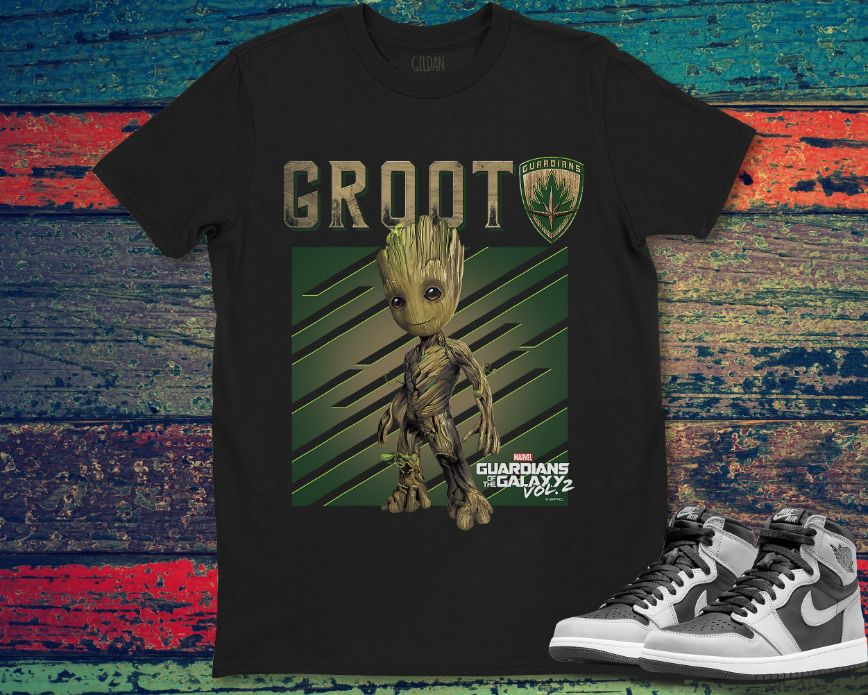 Marvel Guardians Vol 2 Baby Groot Shield Graphic Unisex Gift T-Shirt Marvel Guardians Vol 2 Baby Groot Shield Graphic Unisex Gift T-Shirt