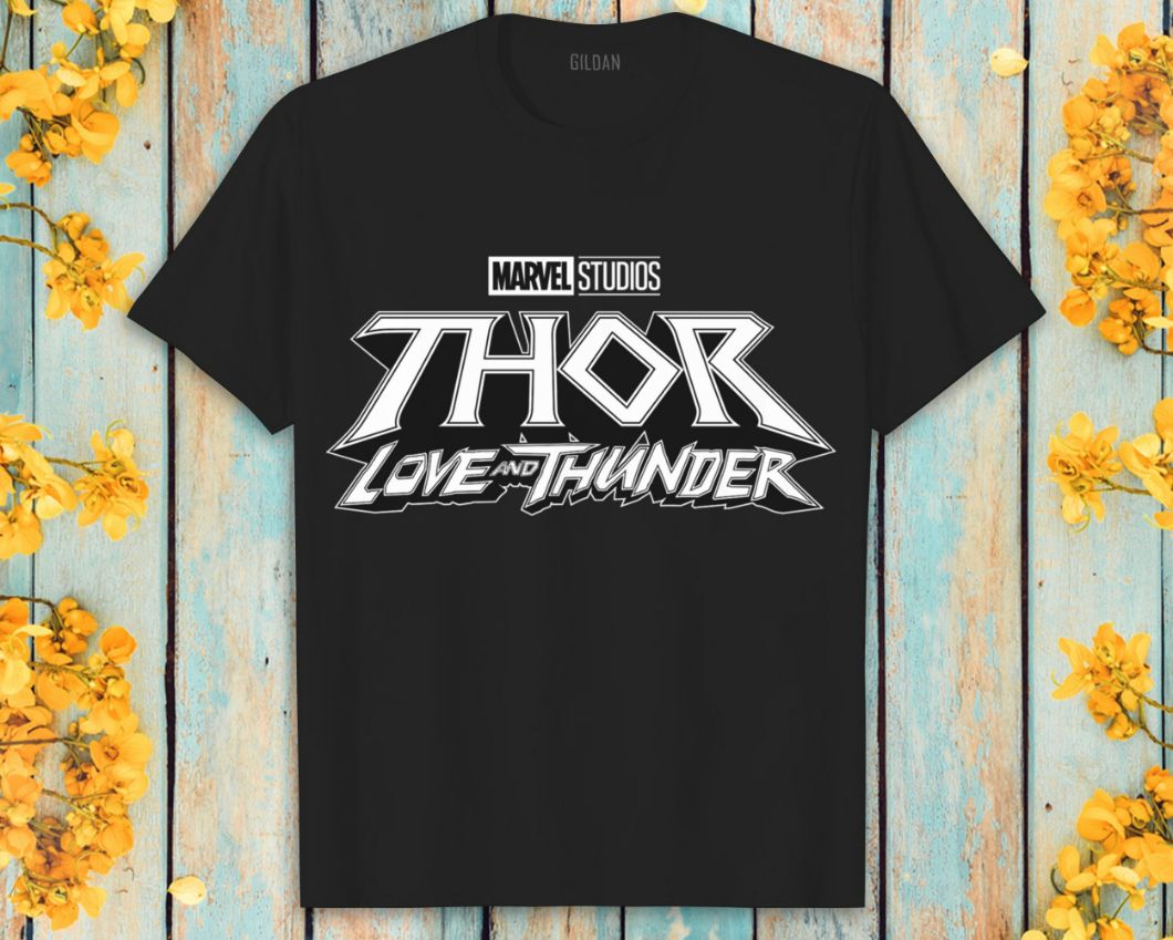Marvel Thor Love And Thunder Dark Logo Unisex T-Shirt Marvel Thor Love And Thunder Dark Logo Unisex T-Shirt