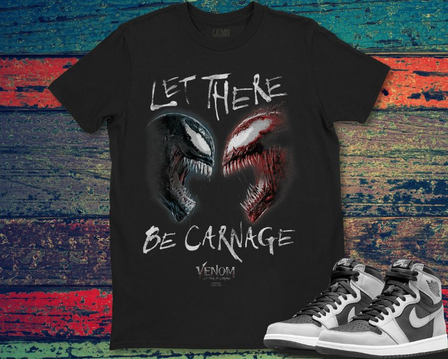 Marvel Venom Let There Be Carnage Venom Showtime Unisex Gift T-Shirt Marvel Venom Let There Be Carnage Venom Showtime Unisex Gift T-Shirt