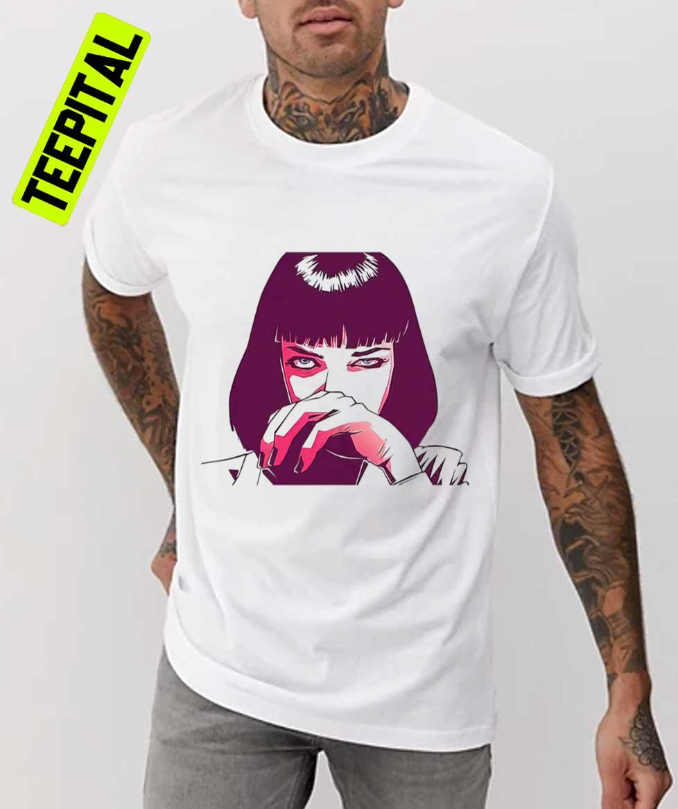 Mia Wallace Quentin Pulp Fiction Movie Film Retro Unisex T-Shirt Mia Wallace Quentin Pulp Fiction Movie Film Retro Unisex T-Shirt