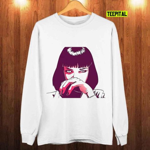 Mia Wallace Quentin Pulp Fiction Movie Film Retro Unisex T-Shirt