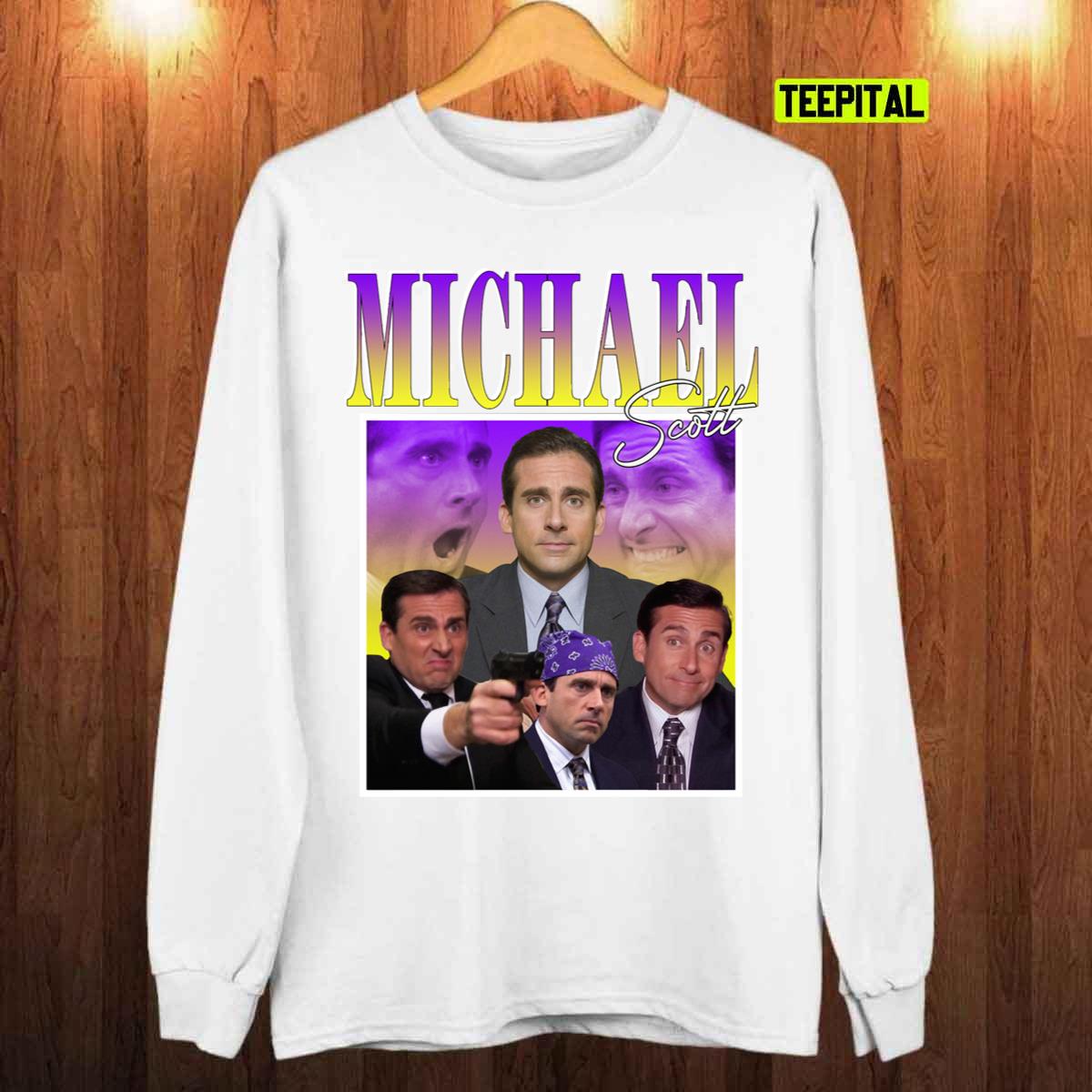 Michael Scott Vintage 90s Style Bootleg Actor Unisex T-Shirt Michael Scott Vintage 90s Style Bootleg Actor Unisex T-Shirt