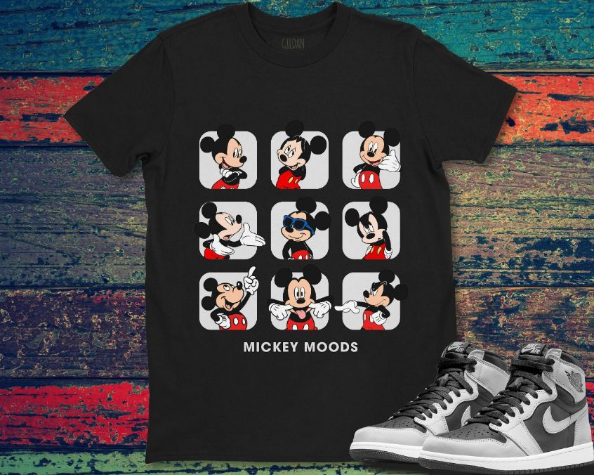 Mickey Mouse Moods Cute Disney Logo Unisex Gift T-Shirt Mickey Mouse Moods Cute Disney Logo Unisex Gift T-Shirt
