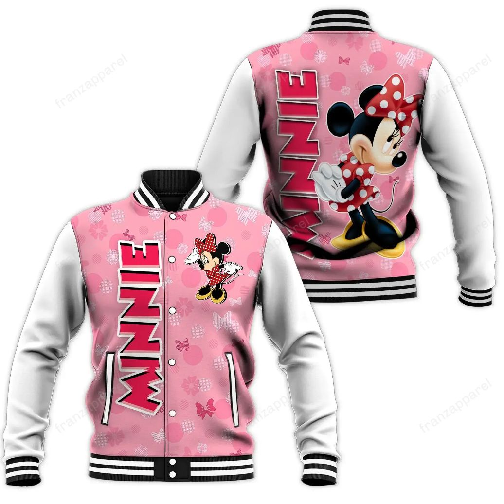 Minnie Baseball Jacket 23 Personalized 3d Baseball Jersey Minnie Baseball Jacket 23 Personalized 3d Baseball Jersey