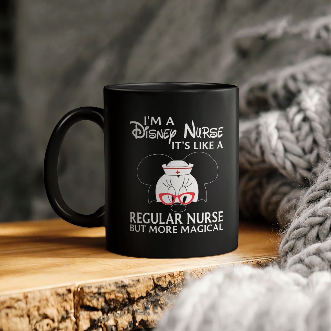 Minnie Mouse I'm A Disney Nurse It's Like A Regular Nurse But More Magical Ceramic Coffee Mug Minnie Mouse I'm A Disney Nurse It's Like A Regular Nurse But More Magical Ceramic Coffee Mug