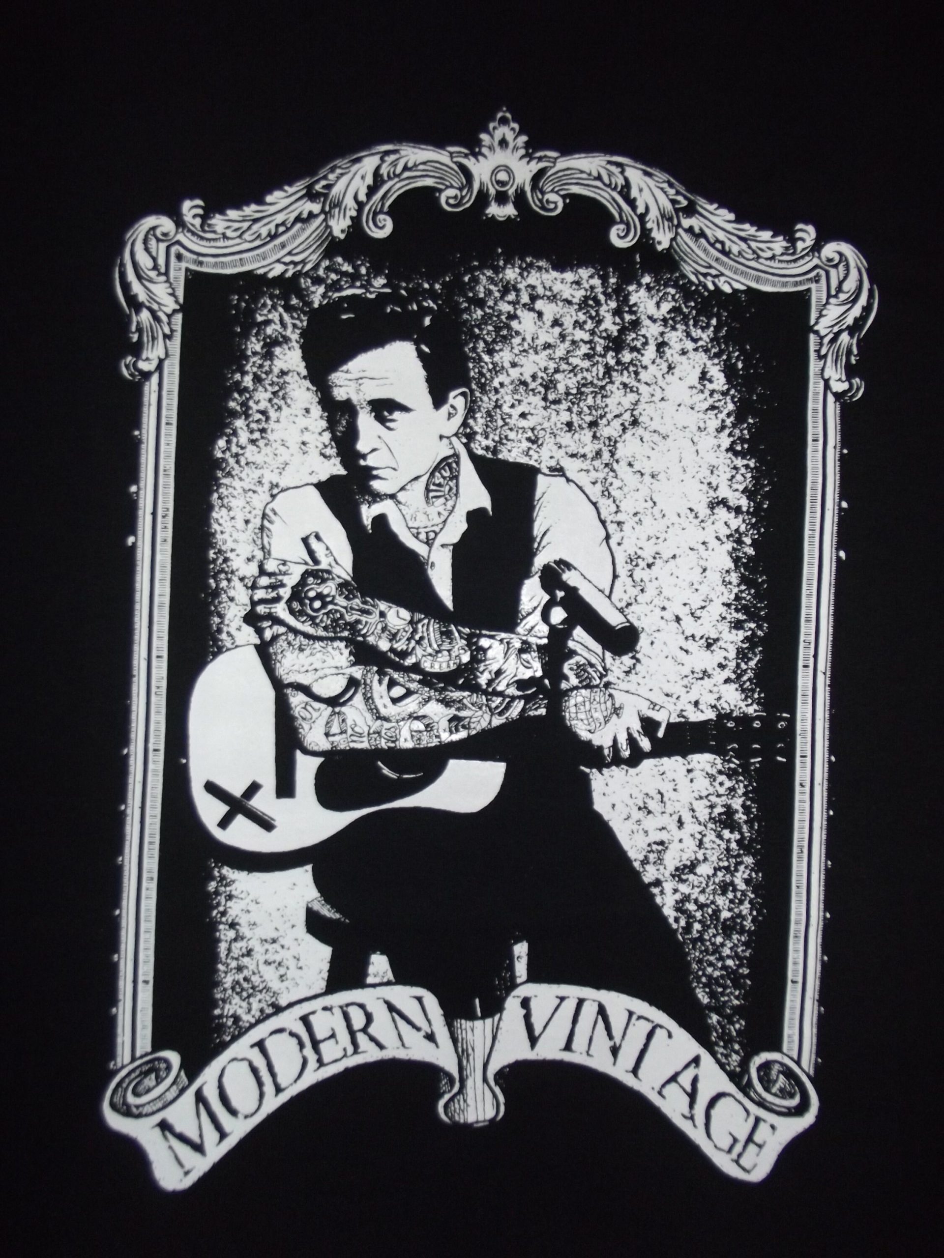 Modern Vintage Johnny Cash Unisex T-Shirt Modern Vintage Johnny Cash Unisex T-Shirt