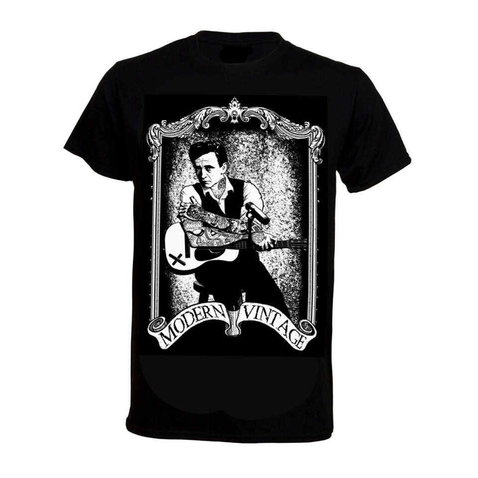 Modern Vintage Johnny Cash Unisex T-Shirt Modern Vintage Johnny Cash Unisex T-Shirt
