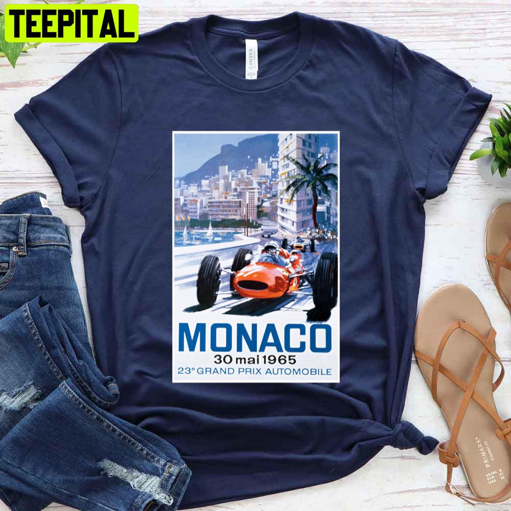 Monaco F1 1965 Unisex T-Shirt Monaco F1 1965 Unisex T-Shirt