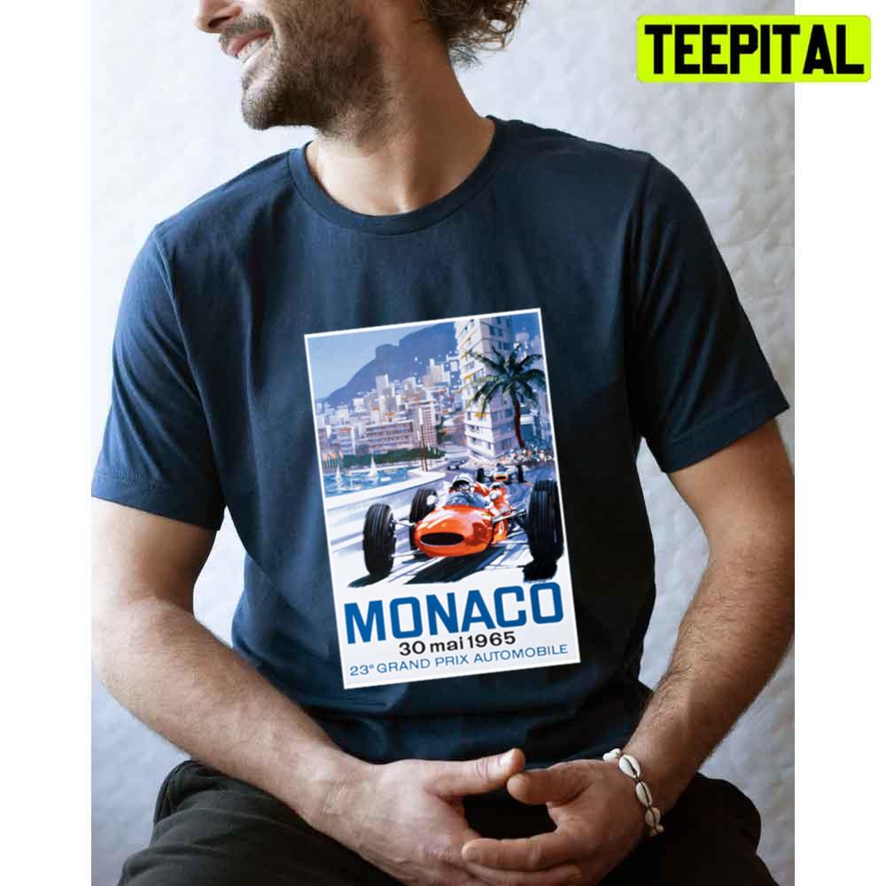 Monaco F1 1965 Unisex T-Shirt Monaco F1 1965 Unisex T-Shirt
