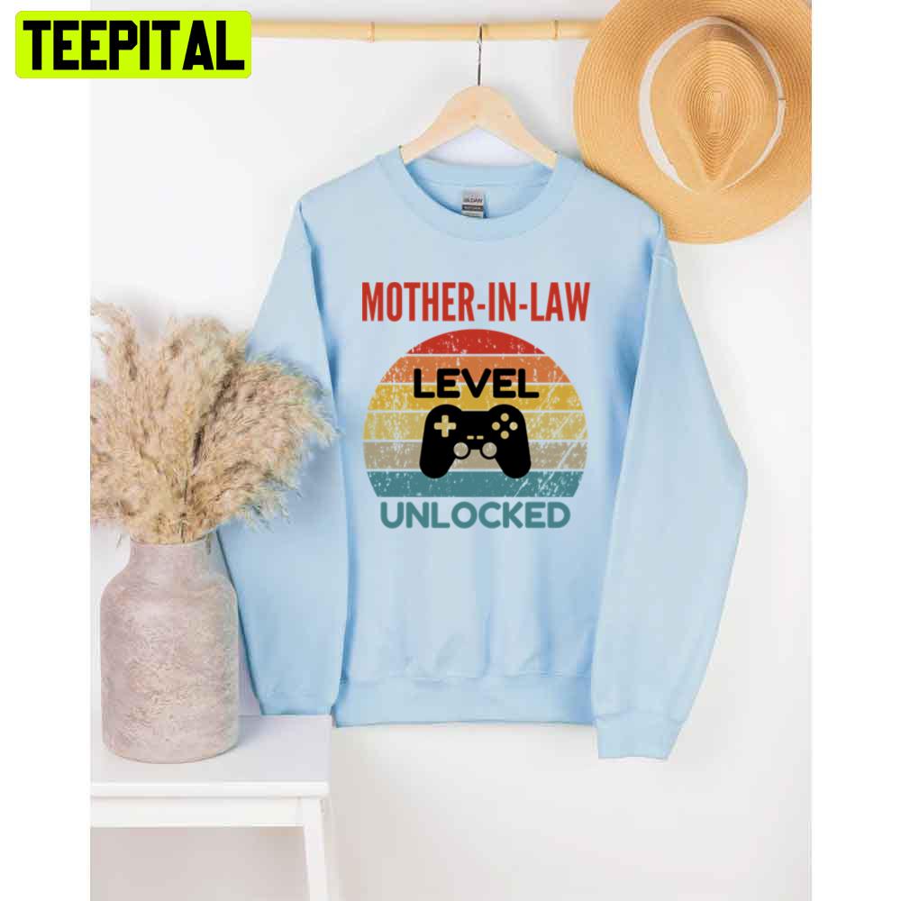 Mother In Law Level Unlocked Gamer Mother's Day Unisex T-Shirt Mother In Law Level Unlocked Gamer Mother's Day Unisex T-Shirt