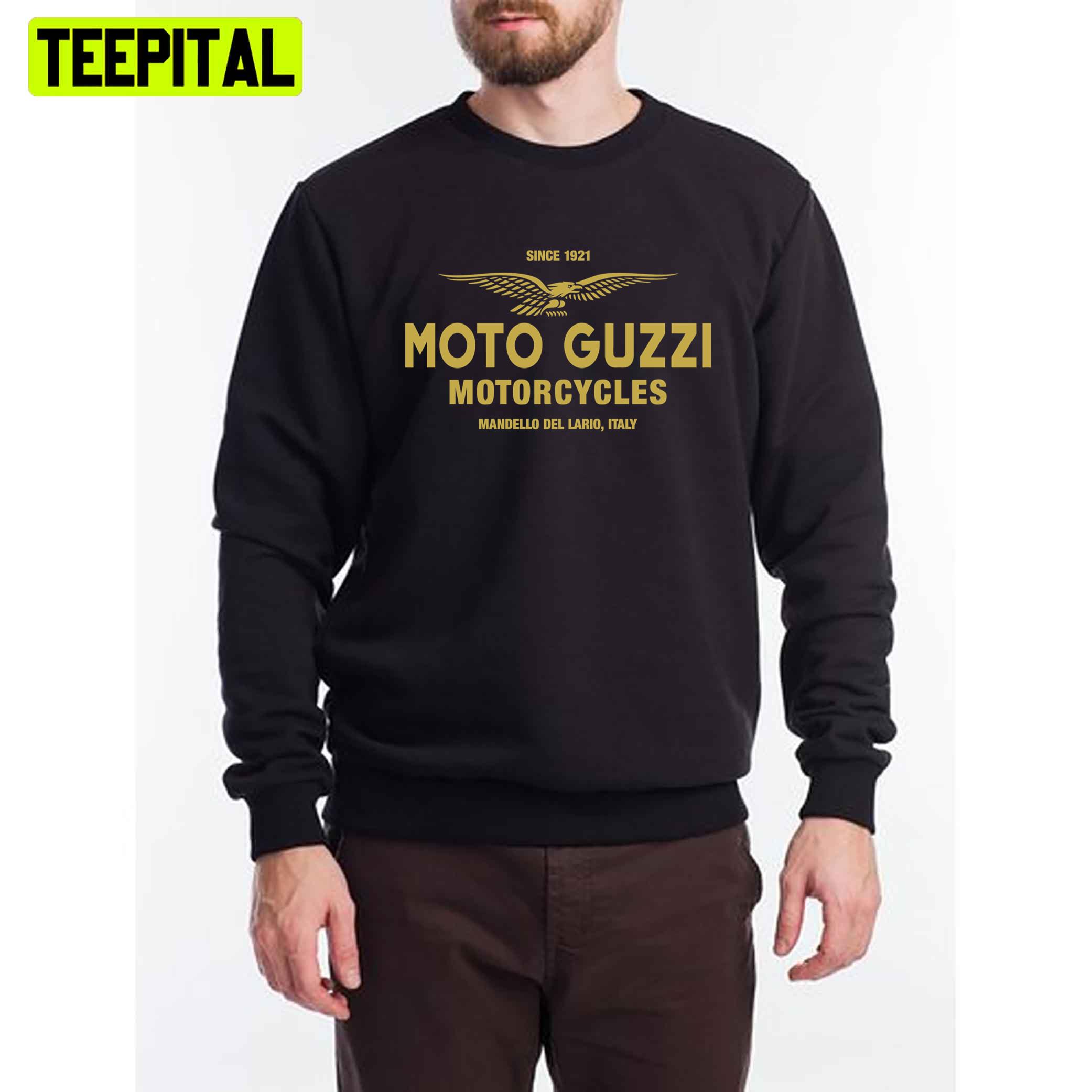 Moto Guzzi Motorcycle Vintage Retro Gold Unisex T-Shirt Moto Guzzi Motorcycle Vintage Retro Gold Unisex T-Shirt