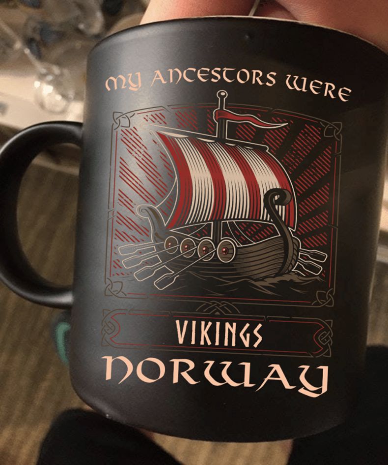 My Ancestors Were Vikings Norway Warrior Valhalla Premium Sublime Ceramic Coffee Mug Black My Ancestors Were Vikings Norway Warrior Valhalla Premium Sublime Ceramic Coffee Mug Black