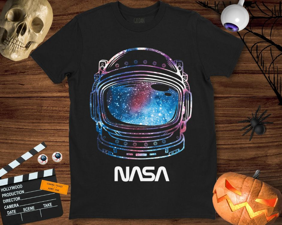 NASA Galaxy Lineart Fill Helmet Cool Graphic Unisex Gift T-Shirt NASA Galaxy Lineart Fill Helmet Cool Graphic Unisex Gift T-Shirt