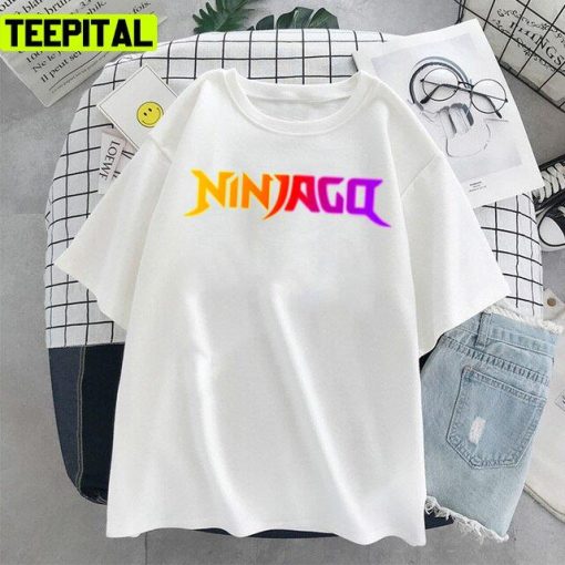 Neon Colored Ninja Go Lego Design Unisex T-Shirt