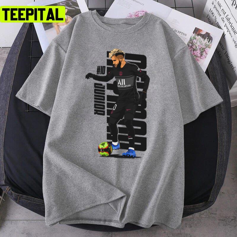 Neymar In Black Illustration Unisex T-Shirt Neymar In Black Illustration Unisex T-Shirt