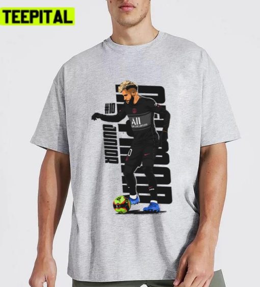 Neymar In Black Illustration Unisex T-Shirt
