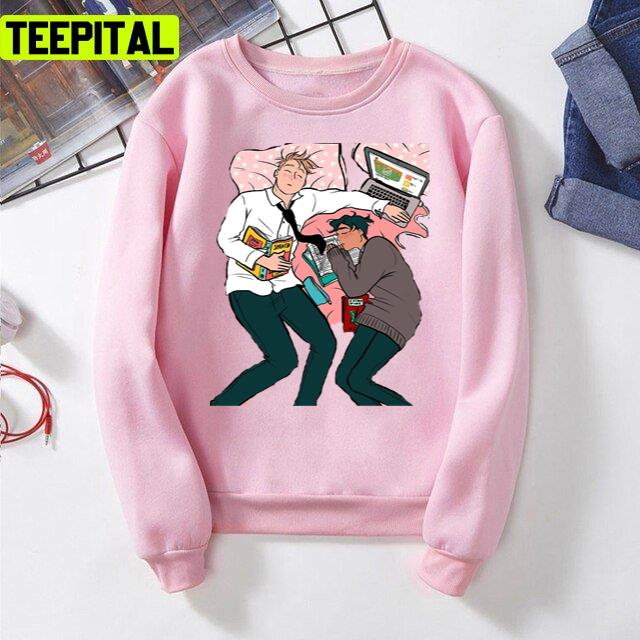 Nick & Charlie Heartstopper Cute Art Unisex T-Shirt Nick & Charlie Heartstopper Cute Art Unisex T-Shirt