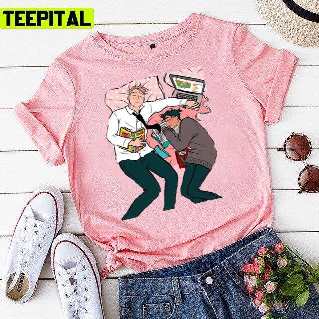Nick & Charlie Heartstopper Cute Art Unisex T-Shirt Nick & Charlie Heartstopper Cute Art Unisex T-Shirt