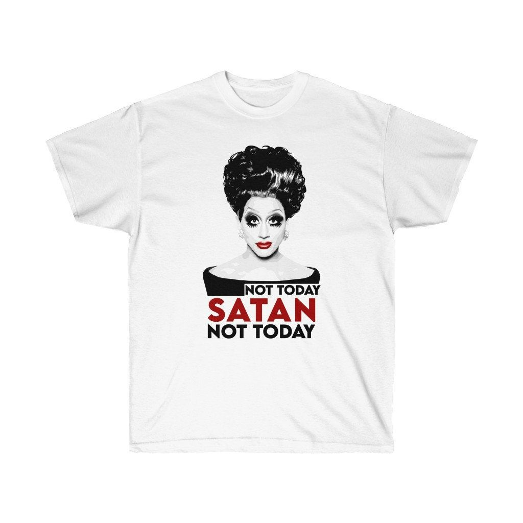 Not Today Satan Unisex Ultra Cotton Tee Shirt Not Today Satan Unisex Ultra Cotton Tee Shirt