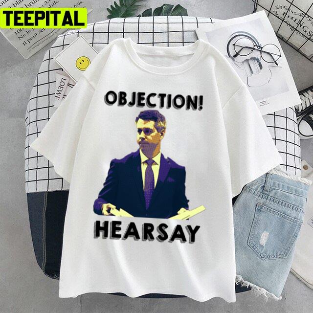 Objections Hearsay Your Honor Johnny Depp Art Unisex T-Shirt Objections Hearsay Your Honor Johnny Depp Art Unisex T-Shirt
