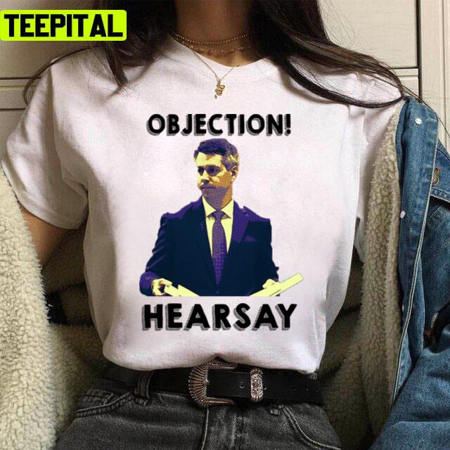 Objections Hearsay Your Honor Johnny Depp Art Unisex T-Shirt Objections Hearsay Your Honor Johnny Depp Art Unisex T-Shirt