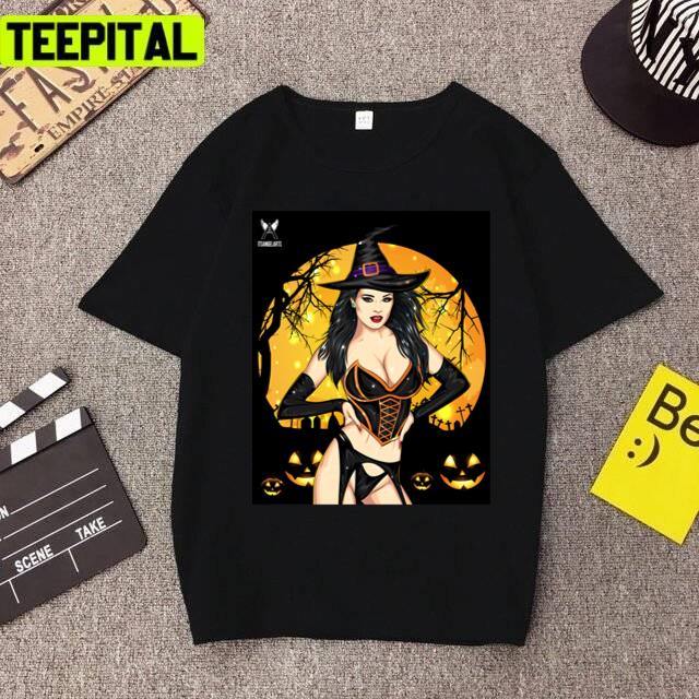 Paige Halloween Art Premium Design Unisex T-Shirt Paige Halloween Art Premium Design Unisex T-Shirt