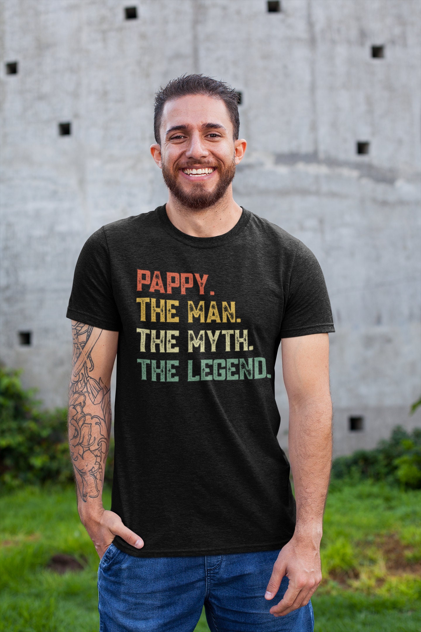 Pappy The Man The Myth The Legend Happy Father's Day Unisex T-Shirt Pappy The Man The Myth The Legend Happy Father's Day Unisex T-Shirt