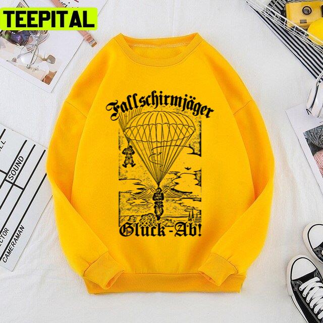 Paratrooper Come Lucky Down German Unisex T-Shirt Paratrooper Come Lucky Down German Unisex T-Shirt