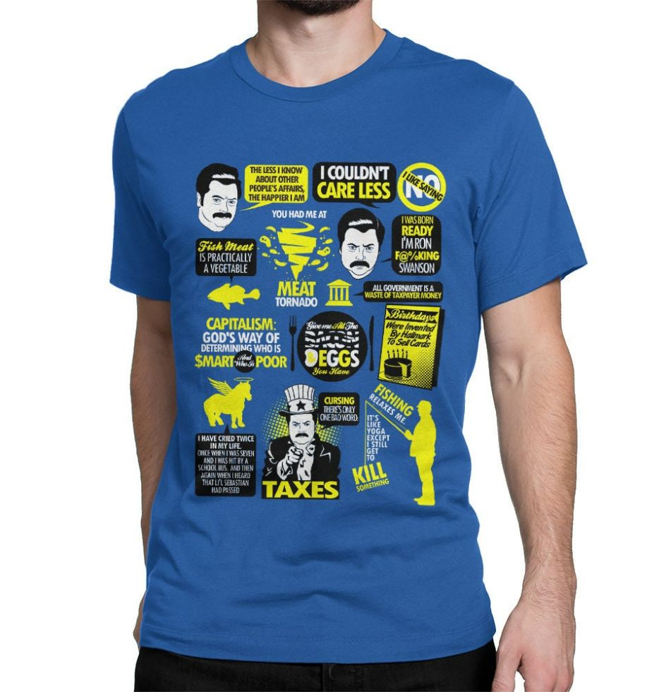 Parks And Recreation Ron Swanson Quotes T-Shirt Parks And Recreation Ron Swanson Quotes T-Shirt