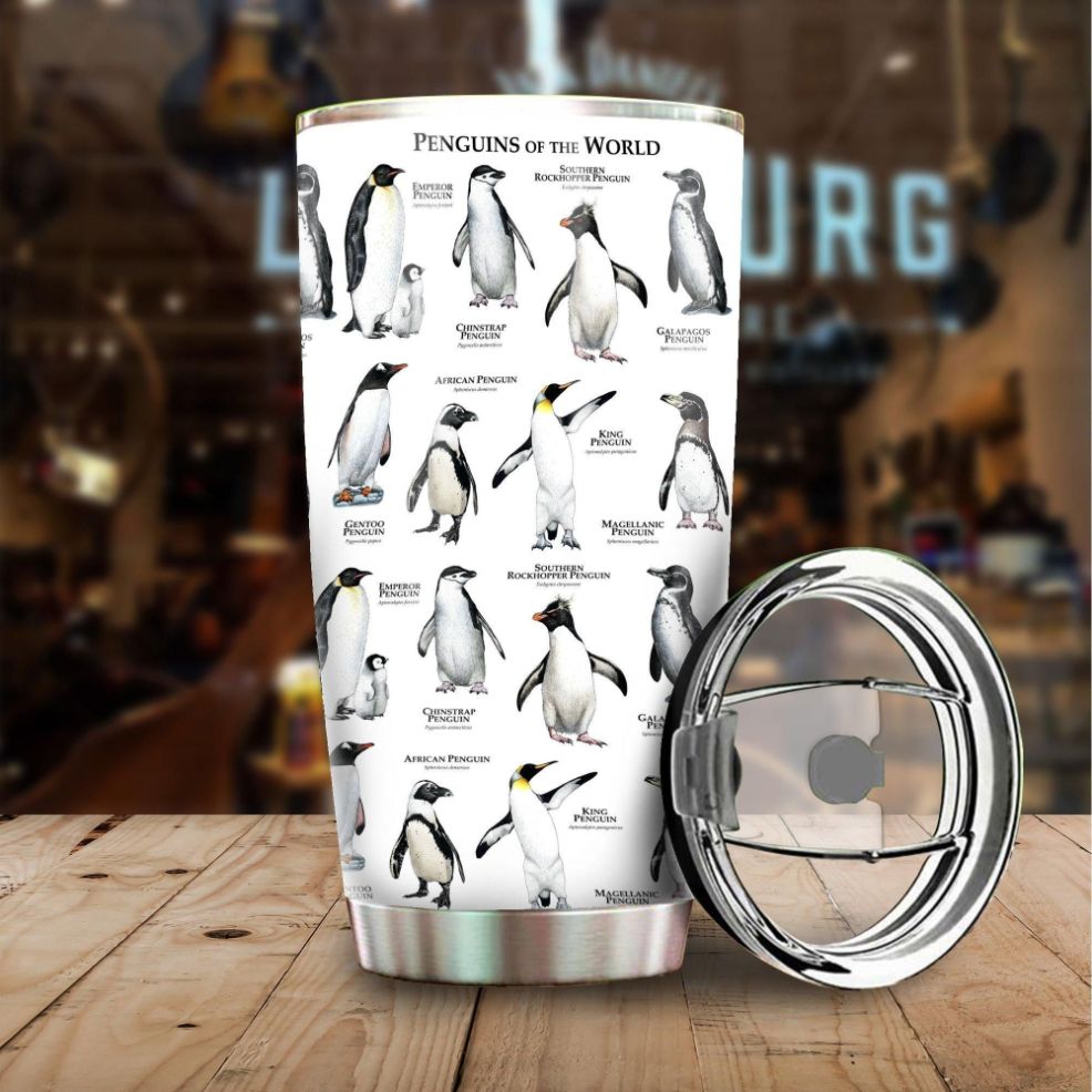 Penguins Of The World Stainless Steel Cup Penguins Of The World Stainless Steel Cup