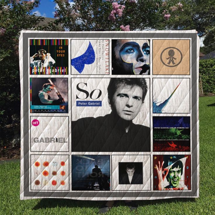 Peter Gabriel Quilt Blanket Peter Gabriel Quilt Blanket