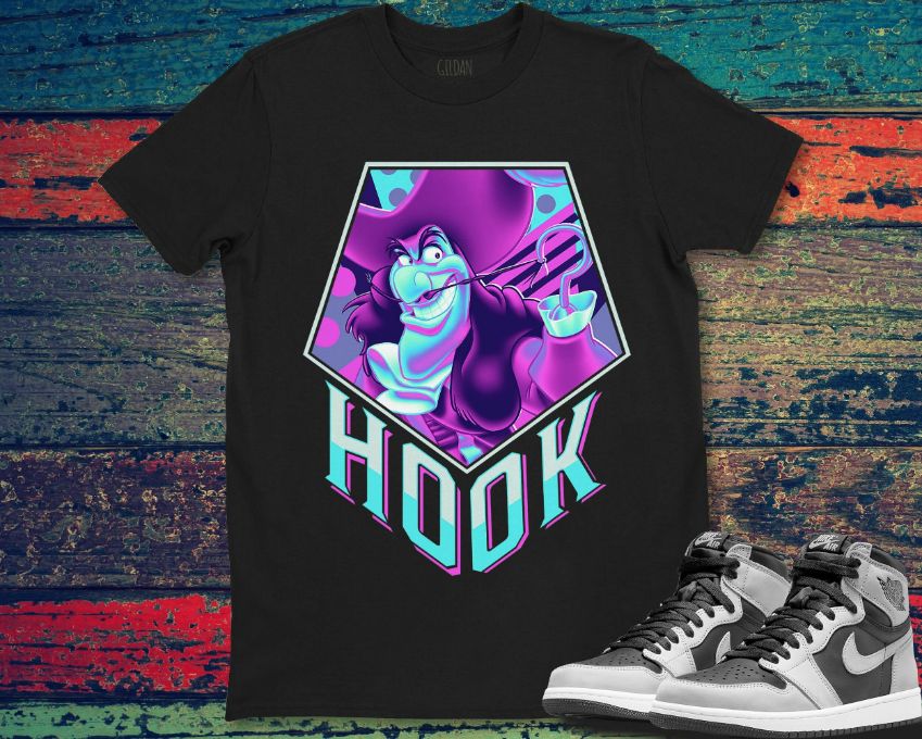 Peter Pan Captain Hook Pop Art Graphic Disney Unisex Gift T-Shirt Peter Pan Captain Hook Pop Art Graphic Disney Unisex Gift T-Shirt