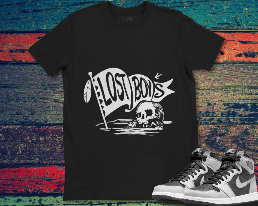 Peter Pan The Lost Boys Skull Clan Banner Disney Unisex Gift T-Shirt Peter Pan The Lost Boys Skull Clan Banner Disney Unisex Gift T-Shirt