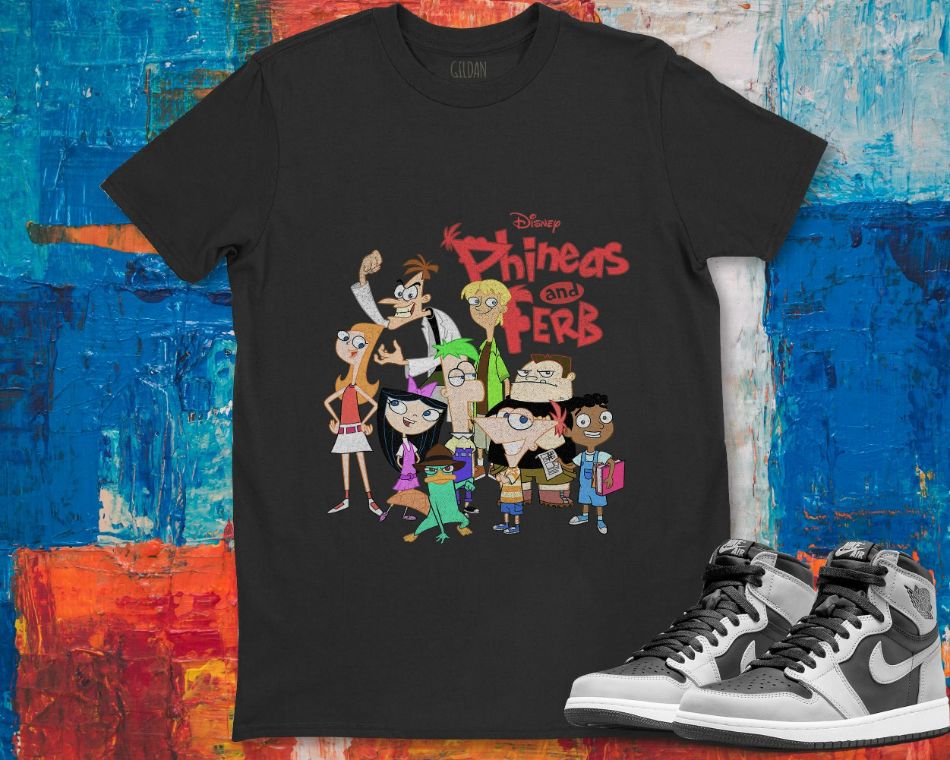 Phineas And Ferb Funny Cartoon Disney Unisex Gift T-Shirt Phineas And Ferb Funny Cartoon Disney Unisex Gift T-Shirt
