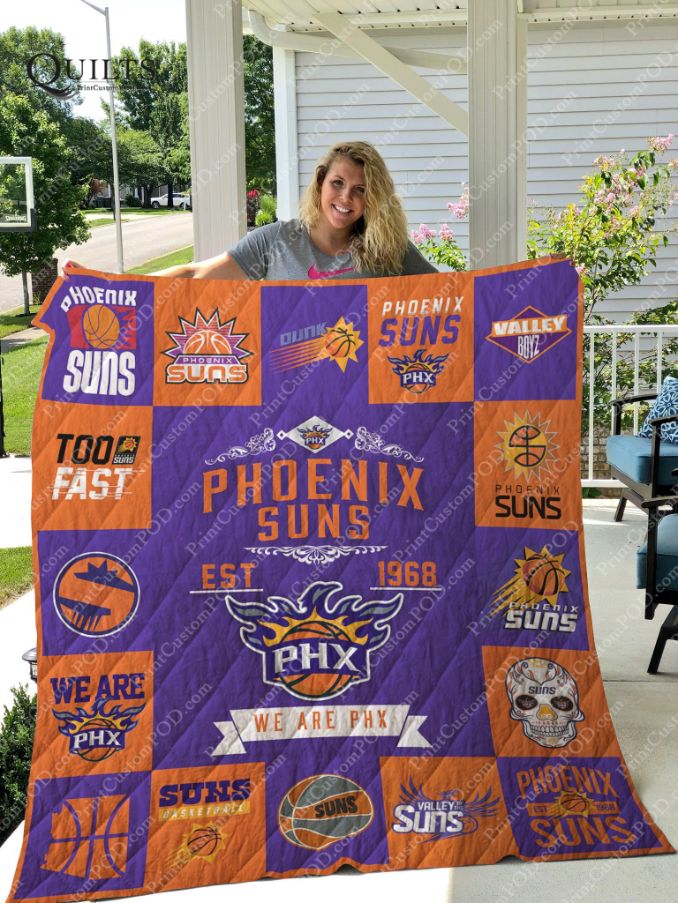 Phoenix Suns Quilt Blanket Phoenix Suns Quilt Blanket