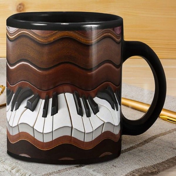 Piano Lovers Premium Sublime Ceramic Coffee Mug Black Piano Lovers Premium Sublime Ceramic Coffee Mug Black