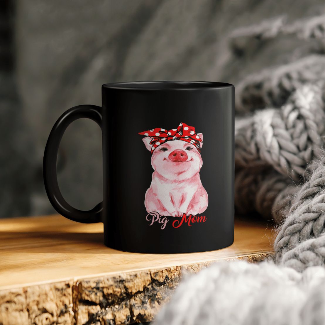 Pig Mom Pig Lover Ceramic Coffee Mug Pig Mom Pig Lover Ceramic Coffee Mug