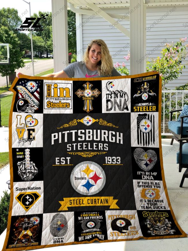 Pittsburgh Steelers Quilt Blanket Pittsburgh Steelers Quilt Blanket