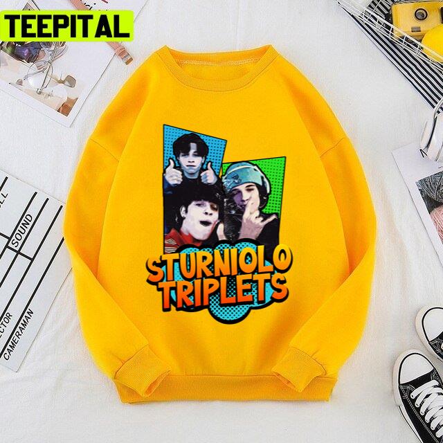 Portraits Of Sturniolo Triplets Trendy Design Unisex T-Shirt Portraits Of Sturniolo Triplets Trendy Design Unisex T-Shirt